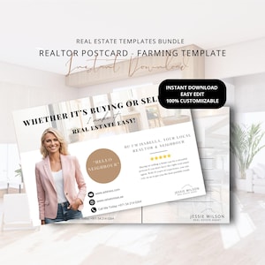 Real Estate Marketing Real Estate Postcard Canva Template Realtor Postcard Real Estate Mailer Home Seller Postcard Faming Card Agent Post
