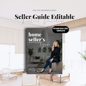 Real Estate Listing Presentation Real Estate Marketing Home Seller Guide Listing Packet CMA Packet Prelisting Packet Canva Seller Guide