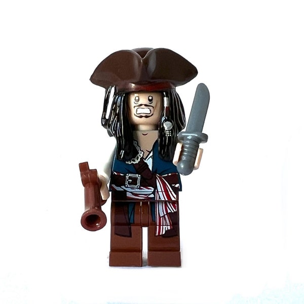 Figurine tricorne personnalisée imprimée en 3D du capitaine Jack Sparrow