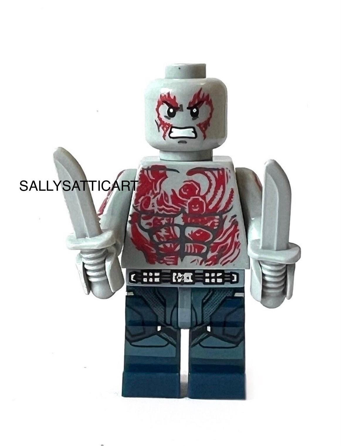 3D Printed Drax Minifigure Custom Etsy