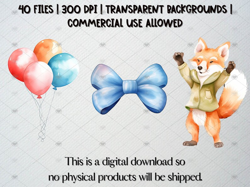 Watercolor Circus Clipart Set: 40 PNG Graphics (commercial License) - Etsy