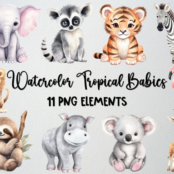 Watercolor Cow Clipart Set of 22 PNG Files, Cow Illustration, Baby Cow ...