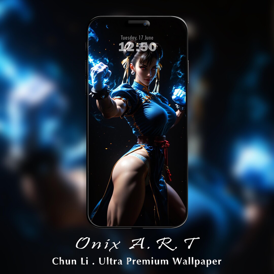Chin Li Realistic Street Fighter Chun Li : Hyper Realistic Art, Phone Wallpaper, Digital ...