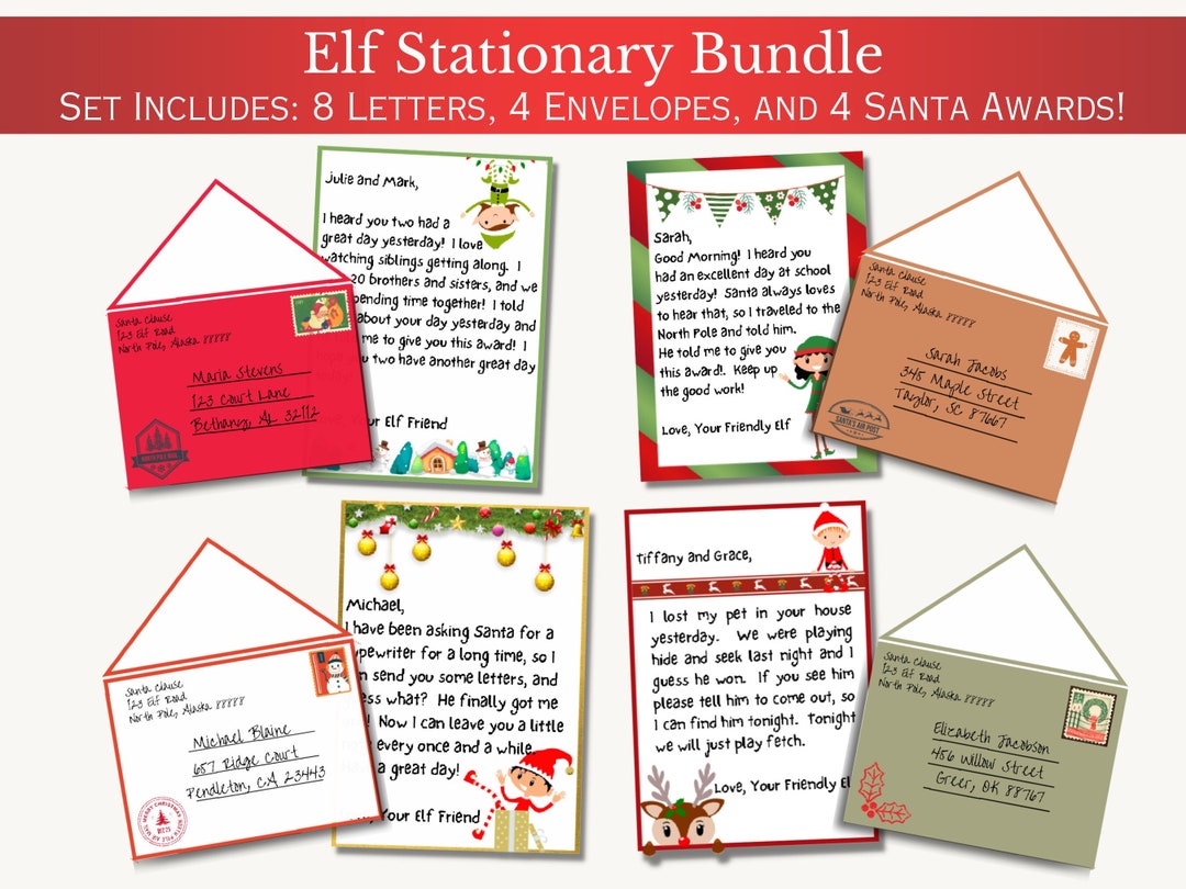 Editable Mini Christmas Elf Letter, Printable Elf Goodbye Letter ...