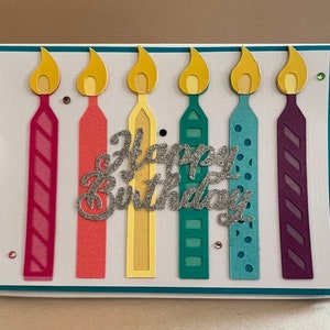 Birthday candles- Birthday card