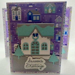 Holiday Home greeting card- Christmas greeting card