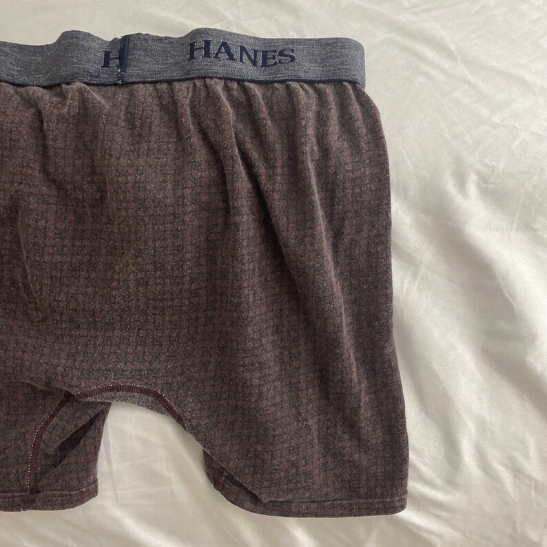 Hanes Our Most Comfortable Boxer Briefs Maroon Size Medium Etsy