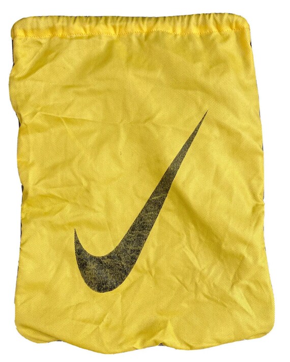 Nike Livestrong Sack Pack Yellow Black Etsy