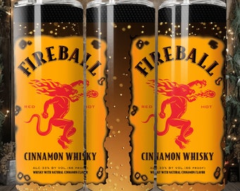 FIREBALL Sublimation DIGITAL file for 20 oz Tumblers