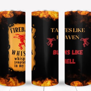 FIREBALL WHISKY 20oz Tumbler Design