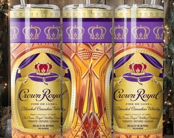 CROWN ROYAL 20oz Tumbler Design