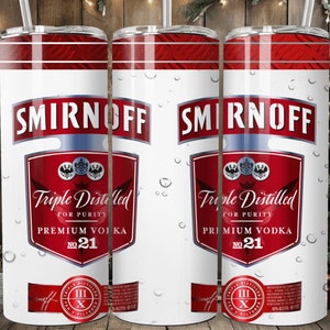 Vodka 20oz Tumbler Design Png File