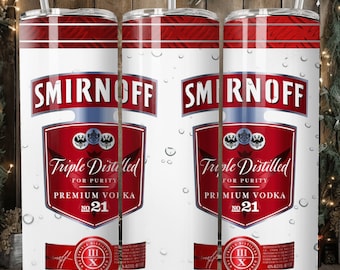Vodka 20oz Tumbler Design Png File