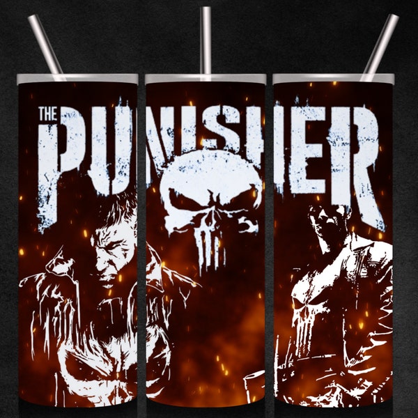 PUNISHER 20oz Tumbler Design