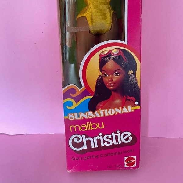 Mattel Sunsational Malibu - Christie Barbie-Puppe 1981 (7745) BA Barbie Steffie Gesicht