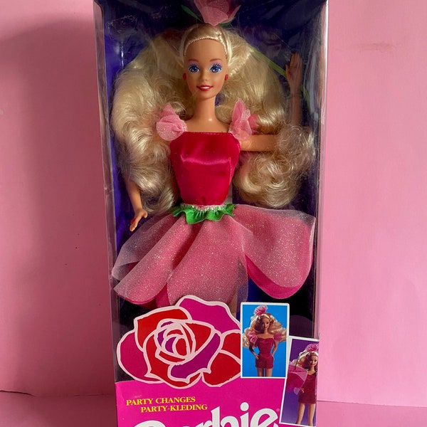 Barbie Party Changes / Rêve en Rose 1992 vintage