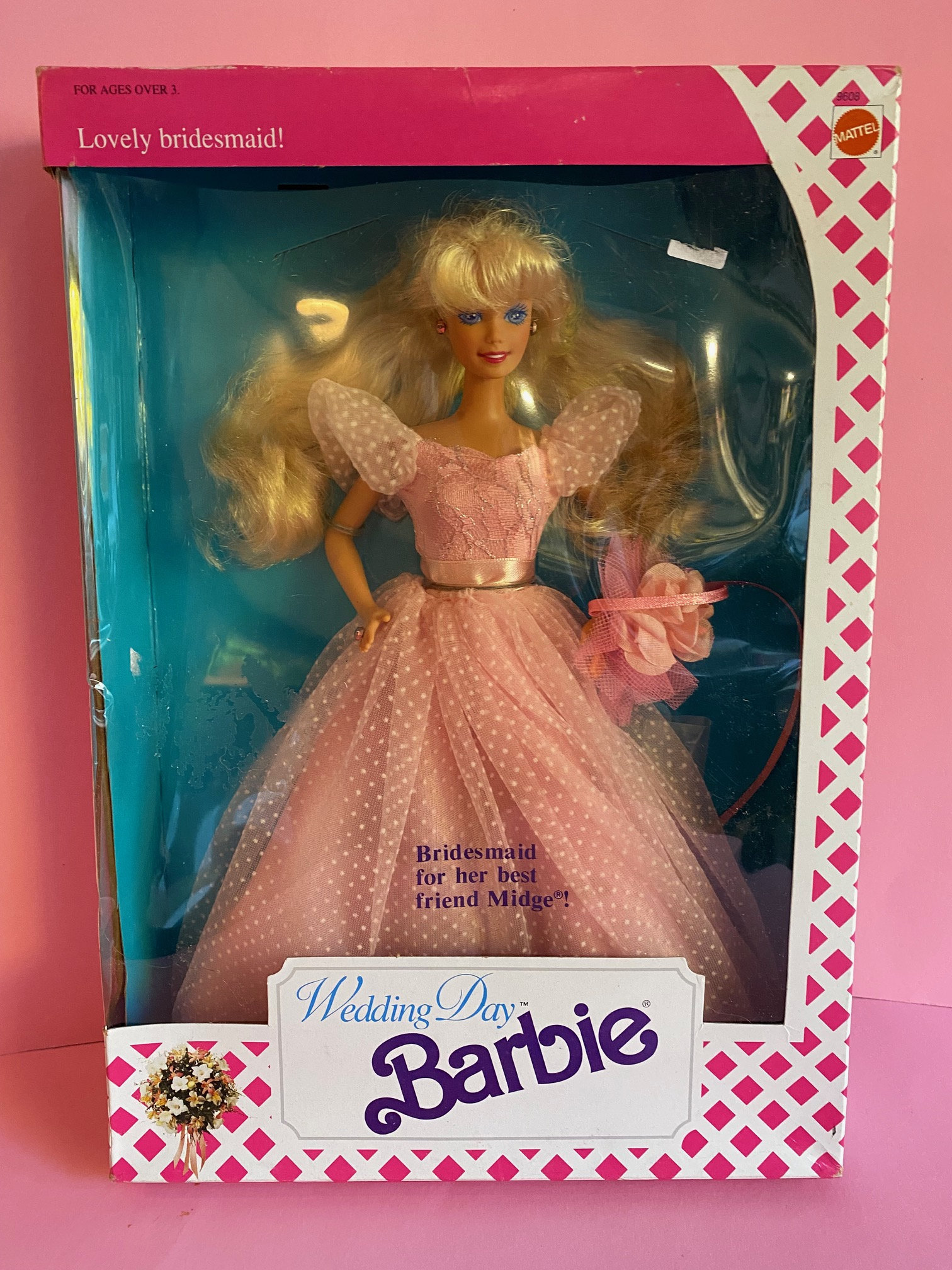 Wedding Day Bridesmaid Barbie Doll 9608 Mattel NRFB Etsy