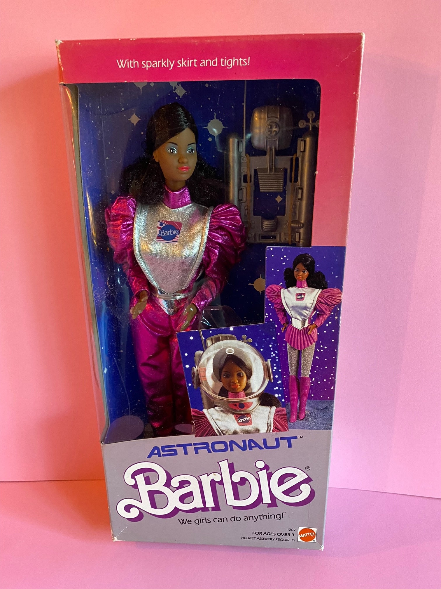 Vintage 1985 Astronaut Barbie Doll 1207 Mattel in Box Nfrb HTF 