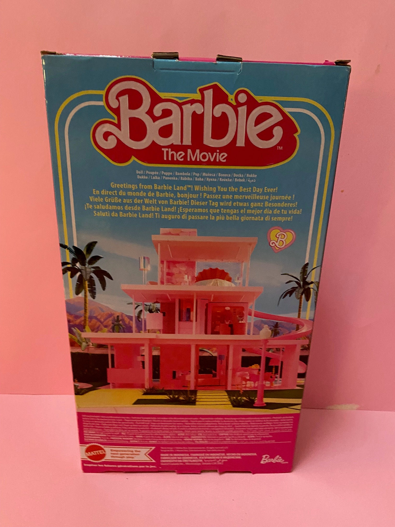 Barbie the Movie President Collectible Doll Wearing Shimmery Pink and