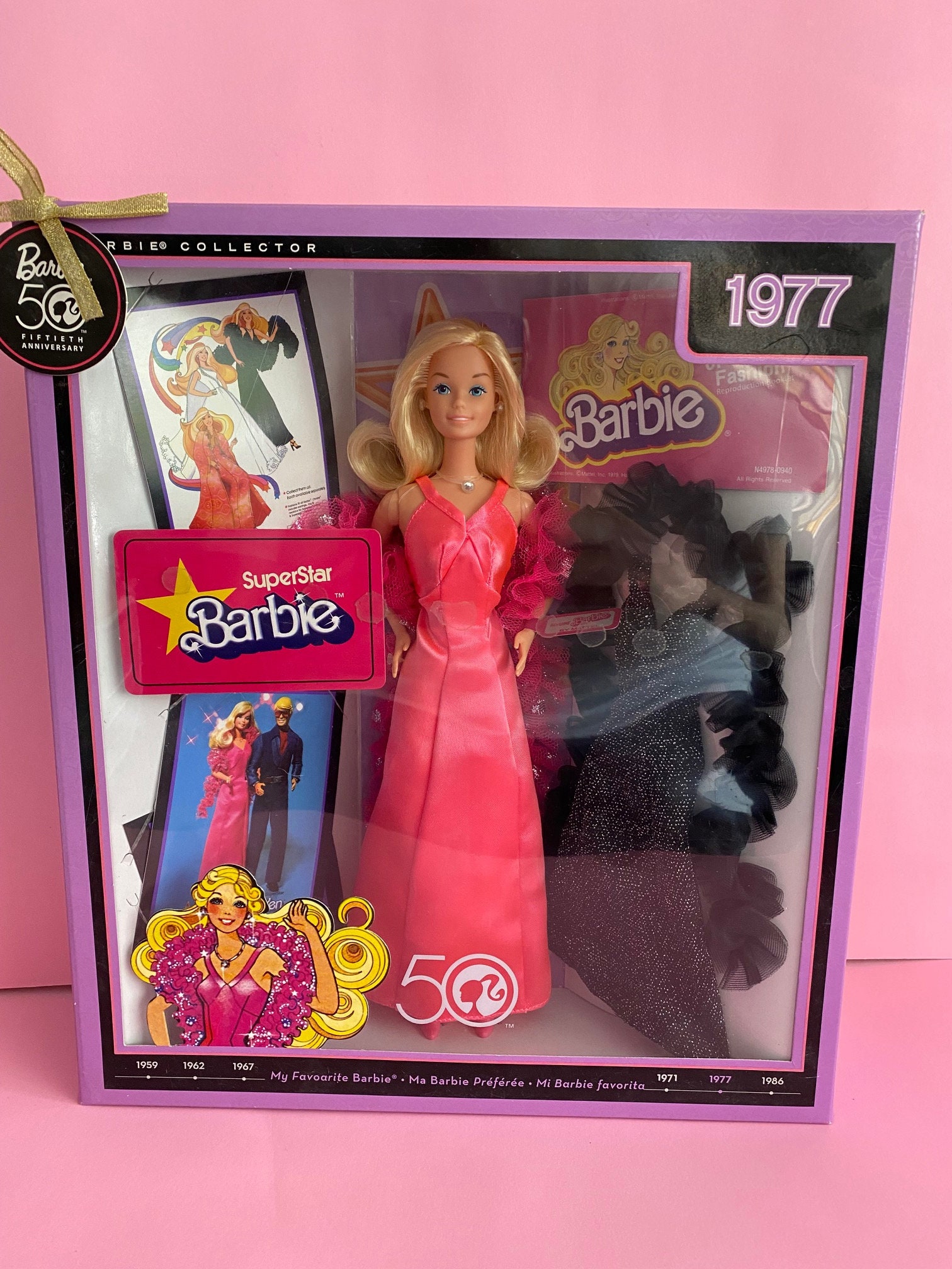 My Favorite Barbie 50th Anniversary 1977 Superstar Barbie - Etsy