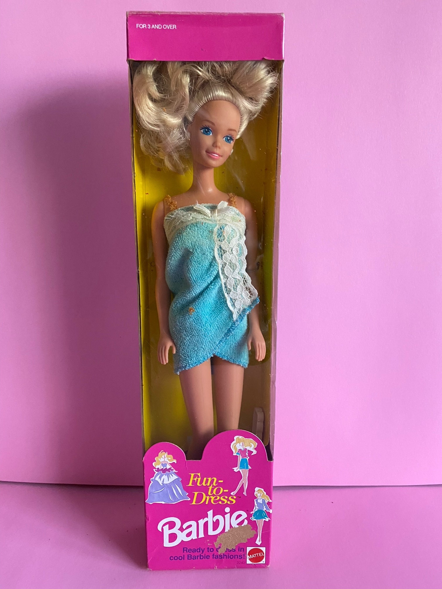 Costume d'Halloween Mattel Barbie dans une boîte rose pour adulte,  standard, taille unique