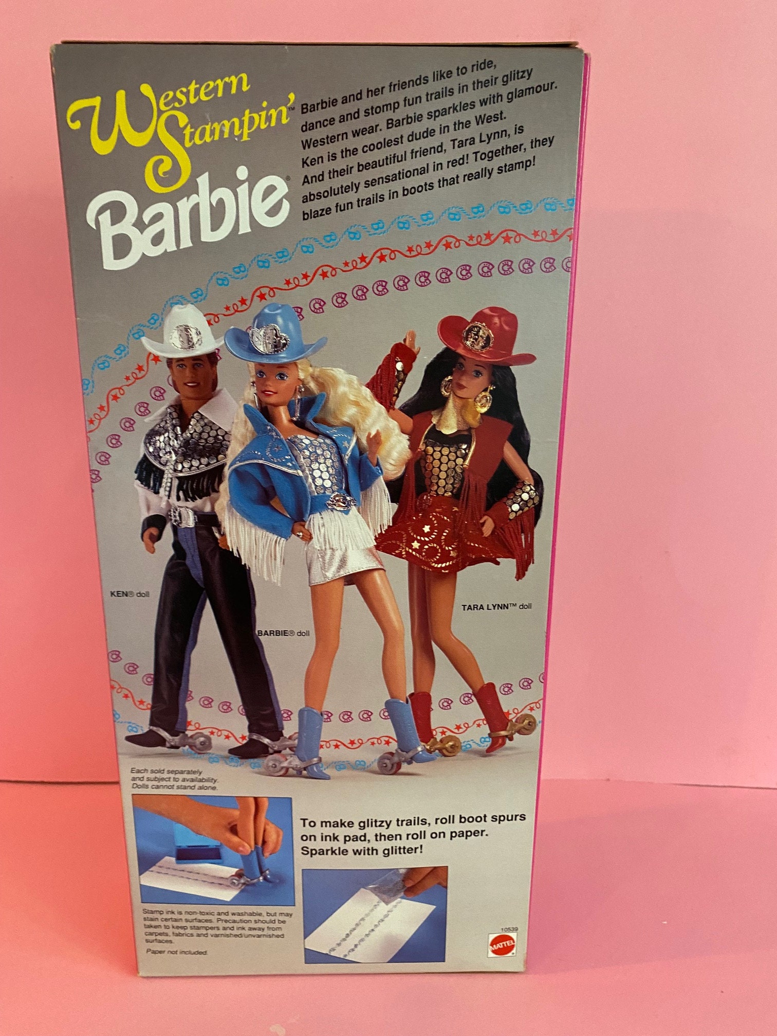 Buy Vintage Mattel Western Stampin Barbie Doll 1993 Collectible AA