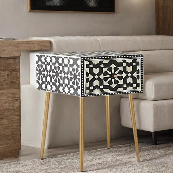 象嵌ベッドサイドテーブル② 象嵌ベッドサイドテーブル②