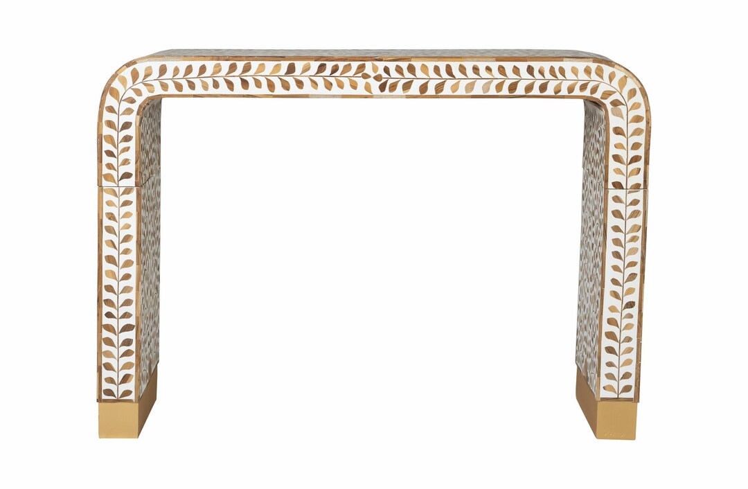 Bone Inlay Table Desk, Bone Inlay Console, Bone Inlay Bench, Living ...
