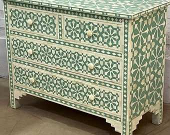 Handmade Bone Inlay Furnitures, buffet, Bone Inlay Sideboard, bone inlay buffet indigo, inlay sideboard,inlay cabinet