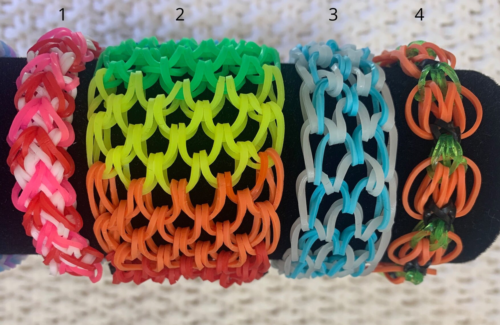 Loom Mermaid Scale Bracelet Dragon Scale Cuff Rainbow Loom 2025