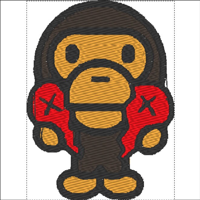 Bape X Comme De Garçon Embroidery PES,DST File - Etsy Bape X Comme De Garçon Embroidery PES,DST File - Etsy