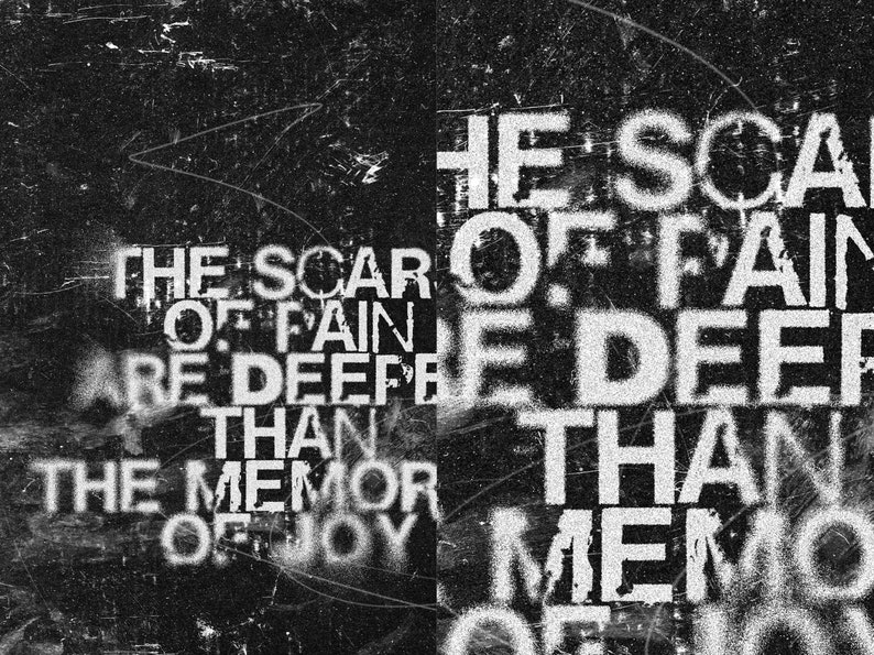 Sad Quote Printable Dark Gothic Wall Art Gothic Room Decor Black and