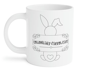 Easter Gift - Easter Mug - Bunny - Cottontail - Gift for Her - Gift for Him - Gift for Child - Holiday Mug