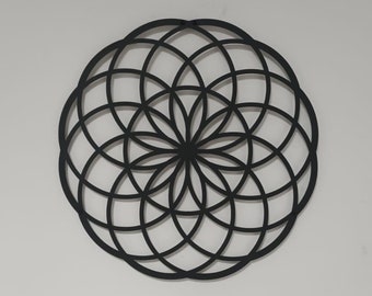 Torus Metal Wall Decor - Sacred Geometry