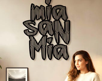 Mia San Mia Metal Wall Art: Bayern Munich Decor, Football Fan Gift