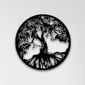 Tree of Life Metal Wall Art: Elegant Nature Decor