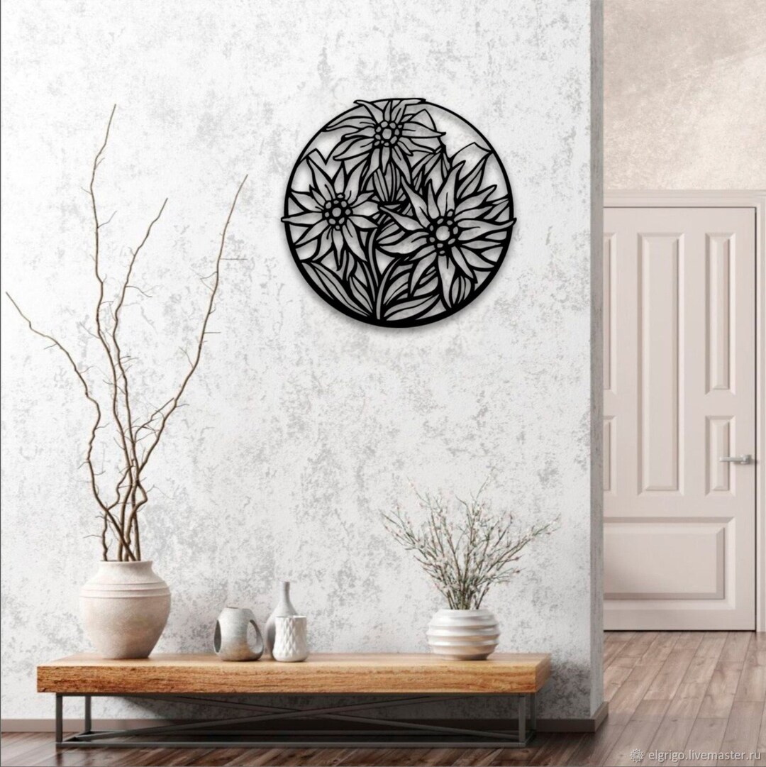 Edelweiss Mixed Metal Wall Decor - Etsy