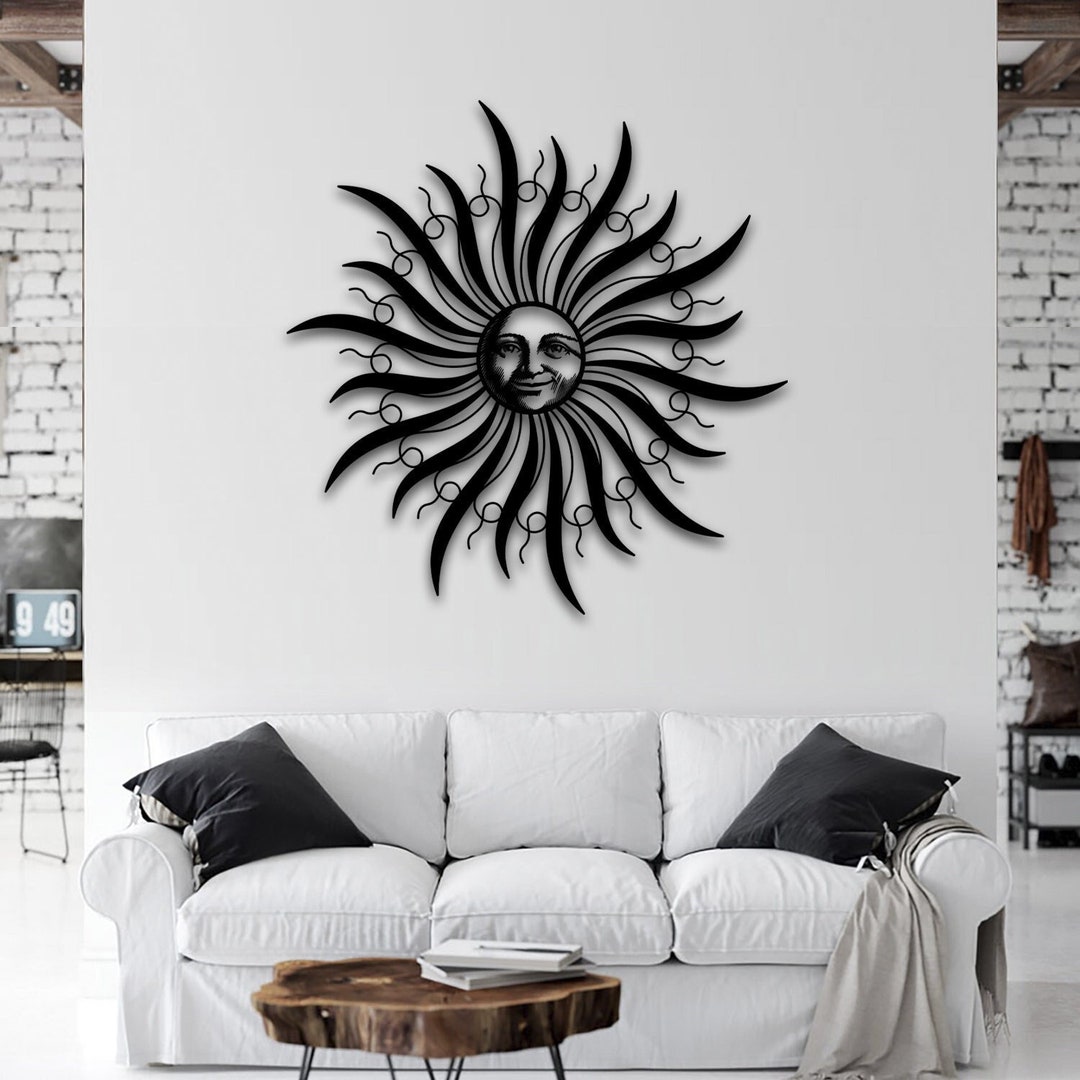 Sun Metal Wall Decor - Etsy