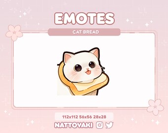 Derp Cat Bread Emote for Twitch / Discord