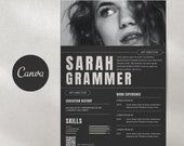 Resume Template, Cv Design Canva, Best Cv Resume Layout, 2023 Resume, Clean Modern Resume