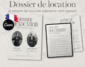 Template Dossier de Location Canva – Pro & Minimaliste (couple)