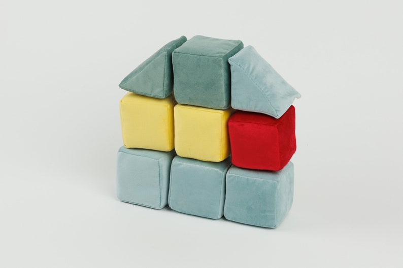 Magic Cubes Building Set 11cm Large Cubes and Triangles With