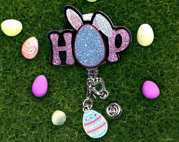 Easter Badge Reel| Nurse Badge Reel| Medical Badge Reel| Cute Badge Reel|Bunny Badge Reel| Custom Badge Reel|Snarky Badge Reel|Glitter Badge