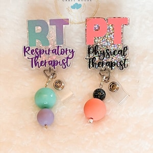 Physical Therapist Badge Reel|Respiratory Therapist Badge Reel|PT Badge Reel|RT Badge Reel|Custom Badge Reel|Cute Badge Reel|Medical Badge
