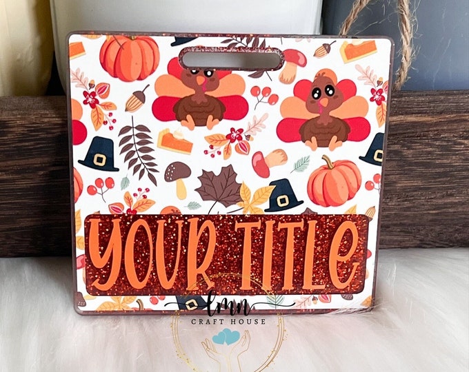 Thanksgiving Badge Buddy|Nurse Badge Buddy|Medical Badge Buddy|Custom Badge Buddy|Holiday Badge Buddy|Turkey badge buddy|Glitter Badge Buddy