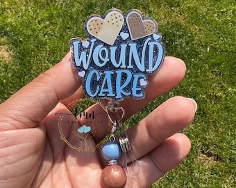 Wound Care Badge Reel|Registered Nurse Badge Reel|Nurse Badge Reel|Boo Boo Crew Badge Reel|Custom Badge Reel|Pesonalized Badge|