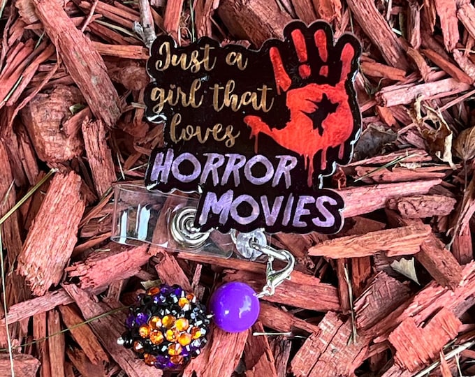 Horror Movies Badge Reel|Spooky Badge Reel| Crime badge reel|Funny Badge Reel|Nurse Badge Reel|Glitter Badge Reel|Halloween Badge Reel