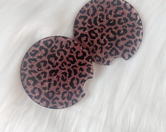 Glitter Car Coaster|Car Coaster|Bling Car Coaster|Custom Car Coaster|New Car Gift|Bling Car Accessories|Personalized Car Coaster|Coasters