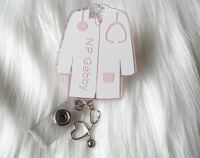 Nurse Practitioner badge Reel|NP Badge Reel|Doctor Badge Reel|Custom Badge Reel|Pesonalized Badge|Nurse Badge Reel|Physician Assistant Badge