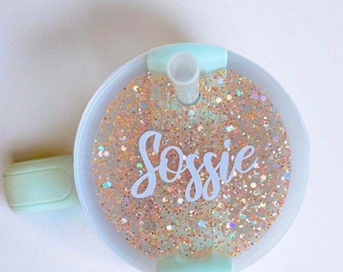 Personalized Tumbler Name Plate: Acrylic Custom Tag for 40oz H2.0 Cups